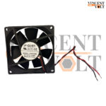 80x80x25mm 12V DC 0.14A Brushless Cooling Fan Model - JF8025SM 2 Wire High Speed Exhaust Fan