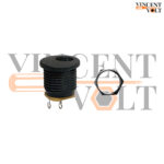 DC-099 5.5mm x 2.1mm Female DC Power Jack 3 Pin PCB Panel Mount Connector