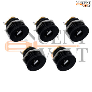 DC-099 5.5mm x 2.1mm Female DC Power Jack 3 Pin PCB Panel Mount Connector