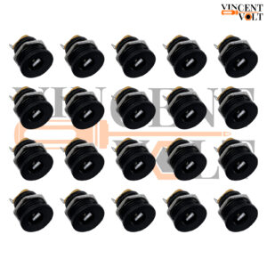 DC-099 5.5mm x 2.1mm Female DC Power Jack 3 Pin PCB Panel Mount Connector