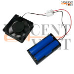 18650 Battery Holder Dual Cell 7.4V Plastic Case with Wire Leads for DIY Electronics & Arduino Projects