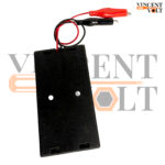 18650 Battery Holder Dual Cell 7.4V Plastic Case with Wire and 4 cm Alligator Clips