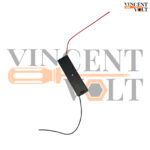 18650 Battery Holder Single Cell 3.7V Plastic Case with Wire Leads for DIY Electronics & Arduino Projects