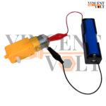 18650 Battery Holder Single Cell 3.7V Plastic Case with Wire and 4 cm Alligator Clips