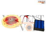 18650 Battery Holder Triple Cell 11.1V Plastic Case with Wire and 4 cm Alligator Clips