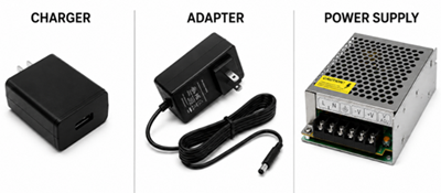 Adapter vs Charger vs Power Supply What’s the Difference