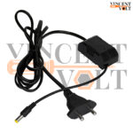240V AC to 12V DC Power Adapter Converter with 5.5mm x 2.1mm Male DC Jack Universal Indian Plug 1.5 Meter Power Cord