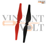 75mm 7.5cm Reverse Paddle Aircraft Propeller Blades with 1.2mm Shaft Hole For Coreless Motor Helicopter Toys Quadcopter RC Spare Parts Accessories