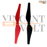 75mm 7.5cm Reverse Paddle Aircraft Propeller Blades with 1.2mm Shaft Hole For Coreless Motor Helicopter Toys Quadcopter RC Spare Parts Accessories