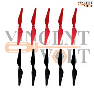 75mm 7.5cm Reverse Paddle Aircraft Propeller Blades with 1.2mm Shaft Hole For Coreless Motor Helicopter Toys Quadcopter RC Spare Parts Accessories 5 Pair (10 Pcs)