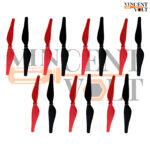 75mm 7.5cm Reverse Paddle Aircraft Propeller Blades with 1.2mm Shaft Hole For Coreless Motor Helicopter Toys Quadcopter RC Spare Parts Accessories 7 Pair (14 Pcs)