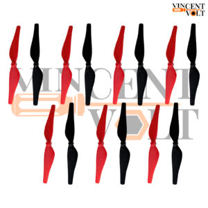 75mm 7.5cm Reverse Paddle Aircraft Propeller Blades with 1.2mm Shaft Hole For Coreless Motor Helicopter Toys Quadcopter RC Spare Parts Accessories 7 Pair (14 Pcs)
