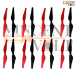 75mm 7.5cm Reverse Paddle Aircraft Propeller Blades with 1.2mm Shaft Hole For Coreless Motor Helicopter Toys Quadcopter RC Spare Parts Accessories 8 Pair (16 Pcs)