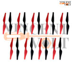 75mm 7.5cm Reverse Paddle Aircraft Propeller Blades with 1.2mm Shaft Hole For Coreless Motor Helicopter Toys Quadcopter RC Spare Parts Accessories 9 Pair (18 Pcs)